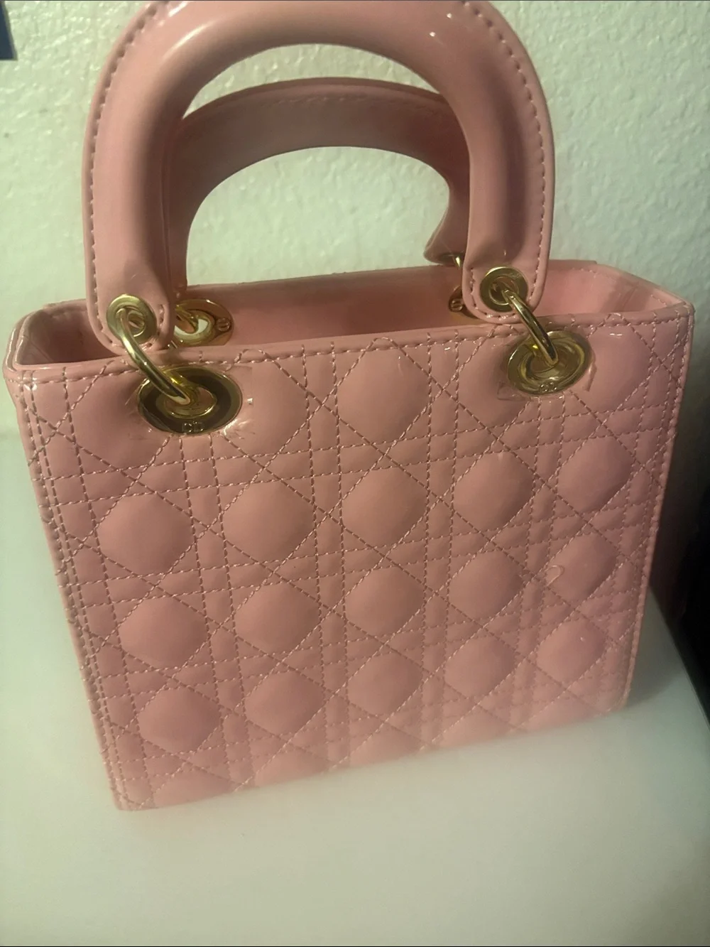 Pink Patent Lady Mini Satchel